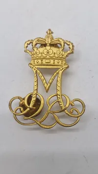 Reginaer og medalje fra garderforeningen. Originale