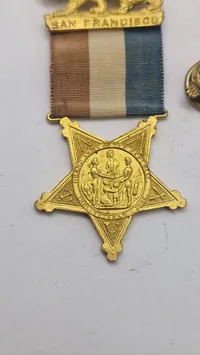 Sæt San Francisco Medal of Honor. Originalt