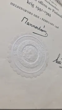 Finlandslot og Hindenburg kors fra Mand og kone, Danskere