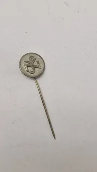 Pin fra den nationalsocialistiske folkefærdsorganisation (NSV) fra Tyskland under ww2. Original