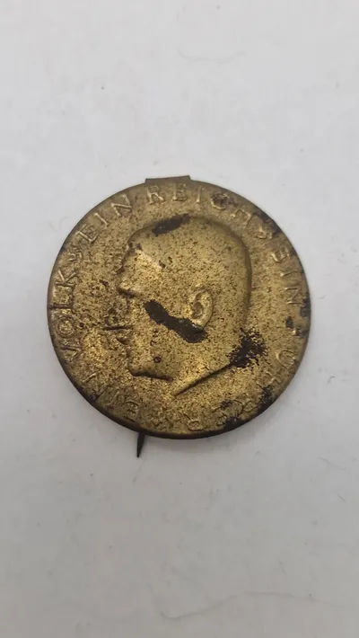 Adolf Hitler pin. Original