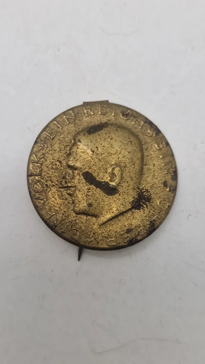 Adolf Hitler pin. Original