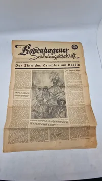 Kopenhagener Soldatenzeitschrift. den sidste 29/4 1945  Original