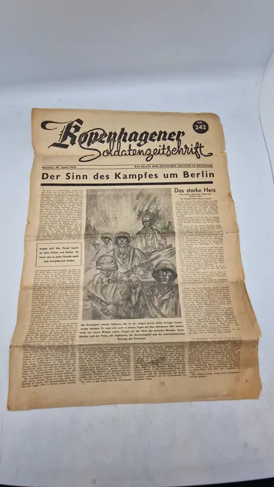 Kopenhagener Soldatenzeitschrift. den sidste 29/4 1945  Original