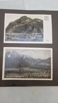 Dansk fotoalbum fra rejse i Tyskland og Italien , Hitler og Musselini. Original