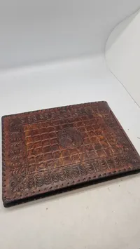 Dansk fotoalbum fra rejse i Tyskland og Italien , Hitler og Musselini. Original