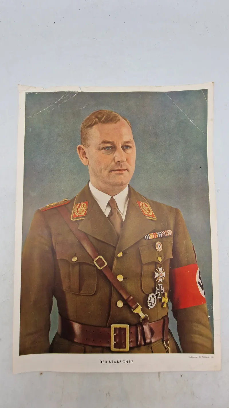 Billede af Stabschef Viktor Lutze. Originalt
