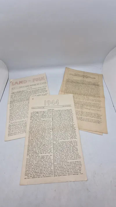 Samling danske illegale blade. Originalt