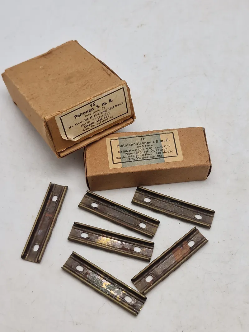 Originale tyske æsker og ww2 lade rammer