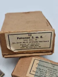 Originale tyske æsker og ww2 lade rammer