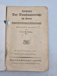 Originale tyske ww2 undervisnings hæfter