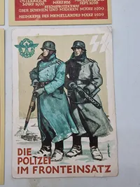 Samling postkort - genoptryk