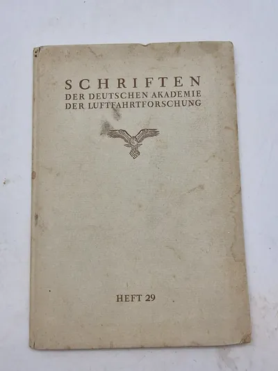 Originalt ww2 Luftwaffe hæfte
