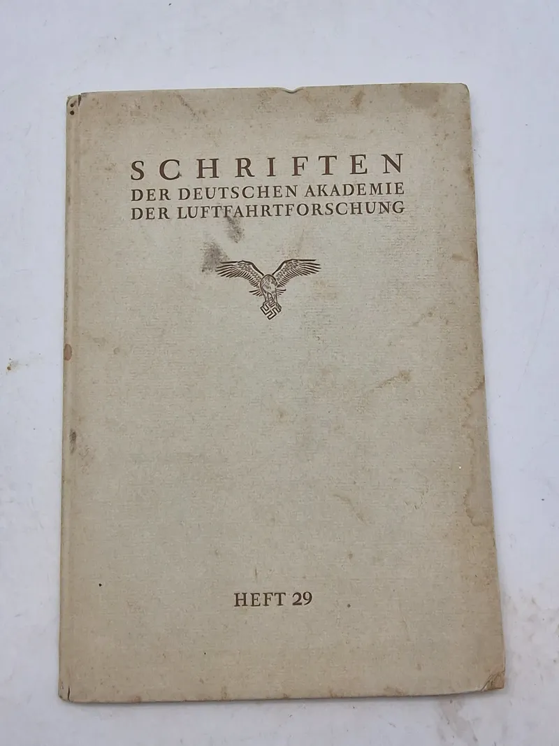 Originalt ww2 Luftwaffe hæfte