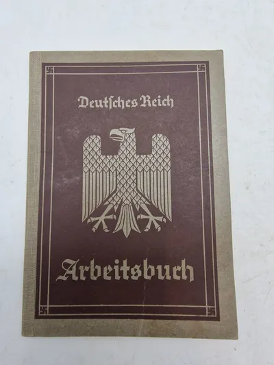 Original tysk arbejdsbog - ww2