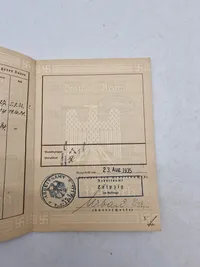 Original tysk arbejdsbog - ww2