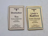 Tysk ww2 te og kaffe - efterkrigs