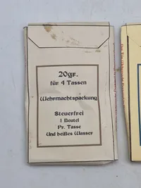 Tysk ww2 te og kaffe - efterkrigs