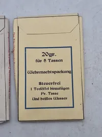 Tysk ww2 te og kaffe - efterkrigs