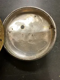 Engelsk spindelur Antique Silver Cased Pocket Watch, Thomas Whitt, London ca år 1790
