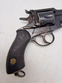 Dansk Marinerevolver, M. 1891, ka1. 9,6 mm ( Hul ved pibe )
