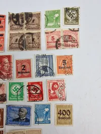 Samling originale tyske frimærker