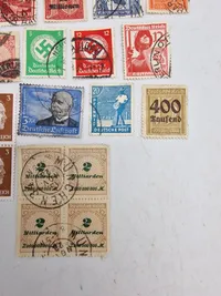 Samling originale tyske frimærker