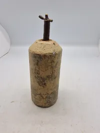 Original tysk stockmine med tænder - deaktiveret