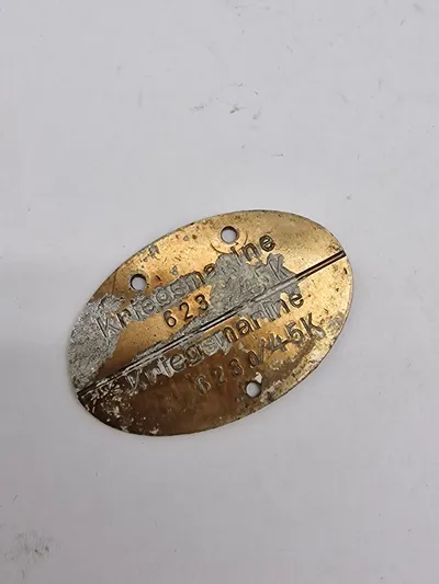 Originalt Kriegsmarine erkennungsmarke