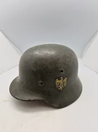 Original Tysk M40 Stålhjelm WW2
