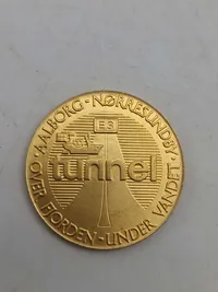 Original tunnel mønt - Aalborg - Nørresundby