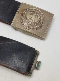 Originalt Bundeswehr bælte med spænde