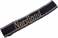 Rare original Waffen SS Panzerdivision Nordland Cufftitle in nice used condition