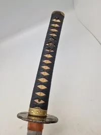 Original Japansk 18-Tals Edo Katana 82 cm klinge