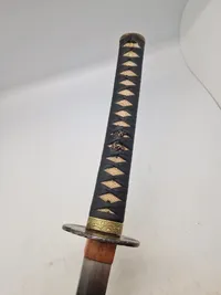 Original Japansk 18-Tals Edo Katana 82 cm klinge