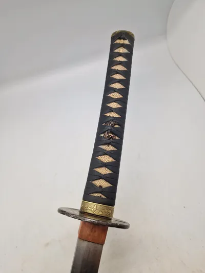 Original Japansk 18-Tals Edo Katana 82 cm klinge