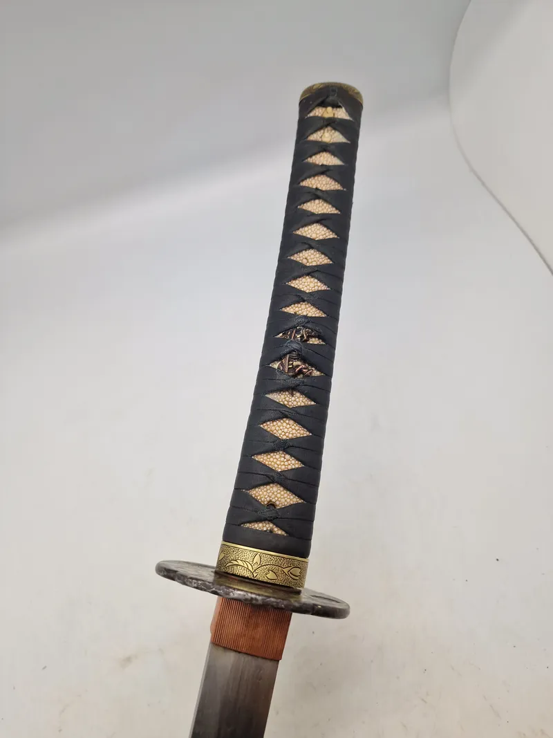 Original Japansk 18-Tals Edo Katana 82 cm klinge