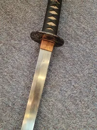 Original Japansk 18-Tals Edo Katana 82 cm klinge