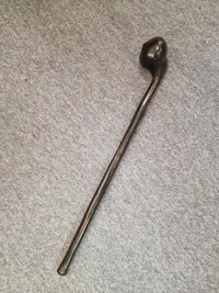Original Zulu kølle ibenholt