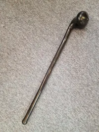 Original Zulu kølle ibenholt