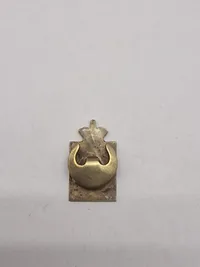 Originalt Georg Jensen kongemærke - Sterlingsølv og emalje