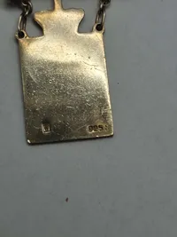 Originalt Georg Jensen kongemærke - Sterlingsølv og emalje
