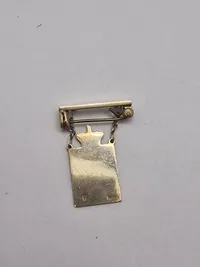 Originalt Georg Jensen kongemærke - Sterlingsølv og emalje