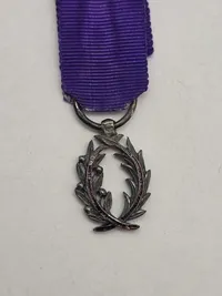 Original fransk miniture medalje