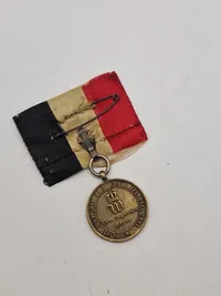 Original Tysk 1870/71 deltager medalje lavet af franske kanoner