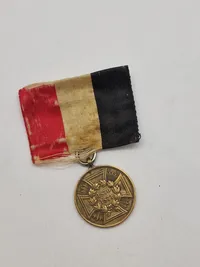 Original Tysk 1870/71 deltager medalje lavet af franske kanoner