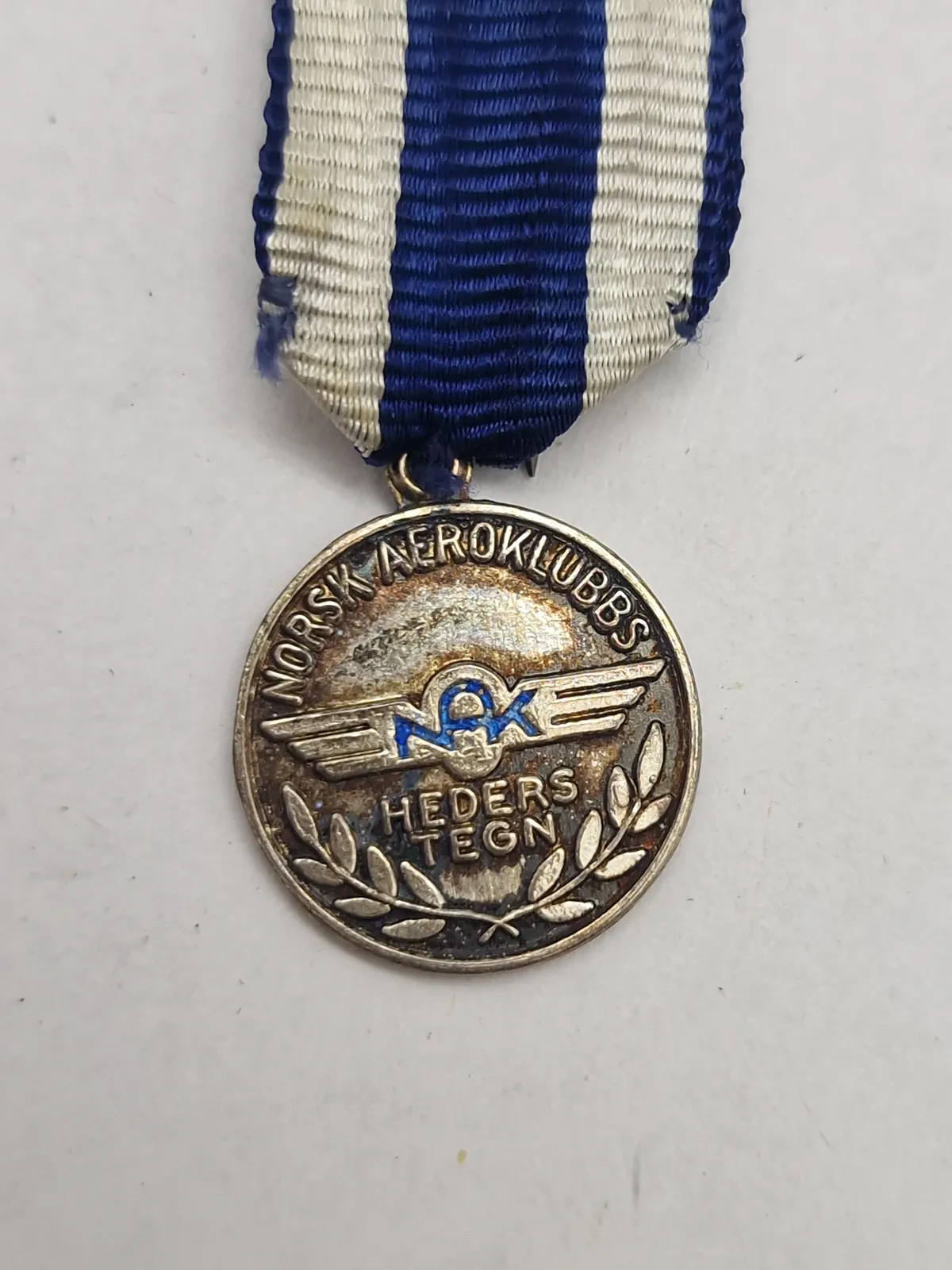 Originalt NAK hæders tegn - sølv miniture