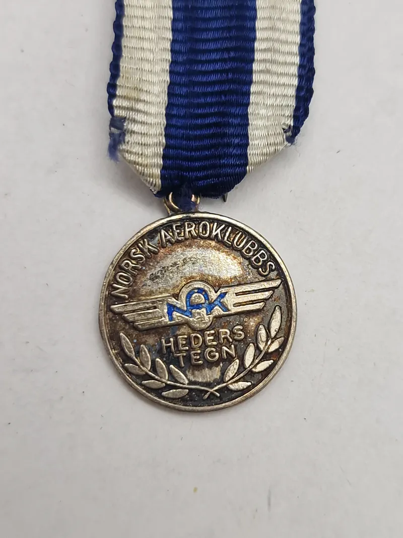 Originalt NAK hæders tegn - sølv miniture