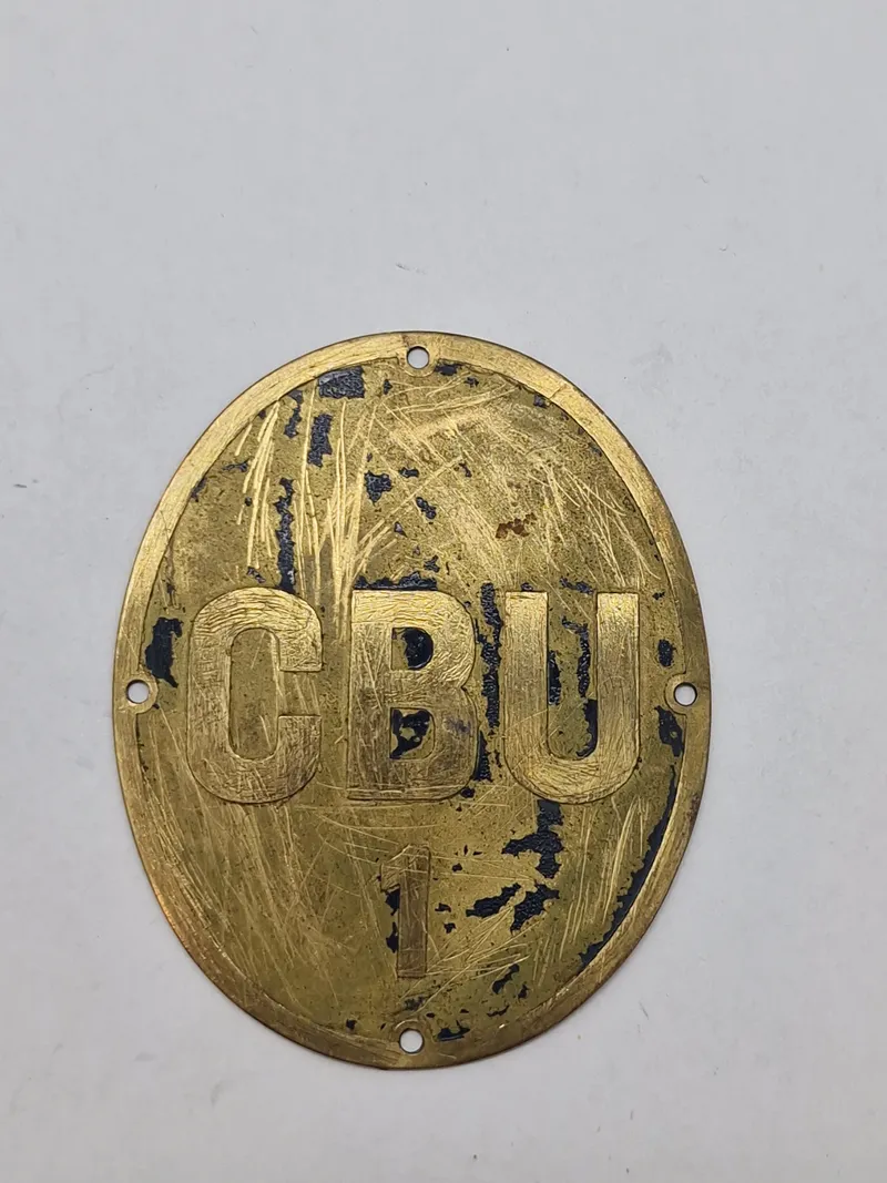 Originalt ww2 CBU skjold