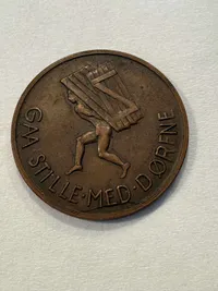 Original Dansk Illegal WW2 mønt